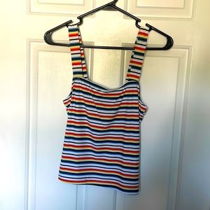 Rainbow tank top | size M